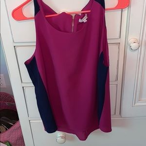 41 Hawthorn color block tank